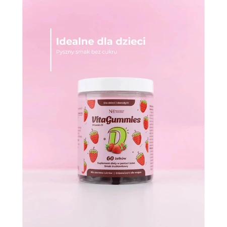 Noble Health VitaGummies Vitamine D, aardbeiensmaak, 60 eenheden