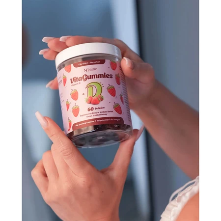 Noble Health VitaGummies Vitamine D, aardbeiensmaak, 60 eenheden