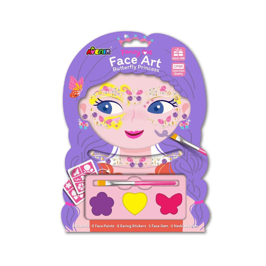 Kit de maquillaje facial, Mariposas, Avenir