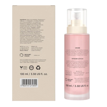 Resibo All I Mist, antioxidativer Aufhellungsnebel, 100 ml