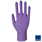 Abena, guantes de nitrilo, no estériles, sin polvo, violeta, talla S, 100 unidades Abena, guantes de nitrilo, no estériles, sin polvo, violeta, talla S, 100 unidades