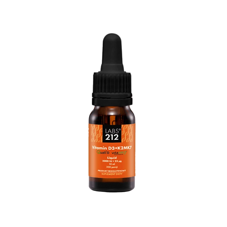 Labs212 Vitamin D3 + K2MK7 Liquid, drops, 10 ml