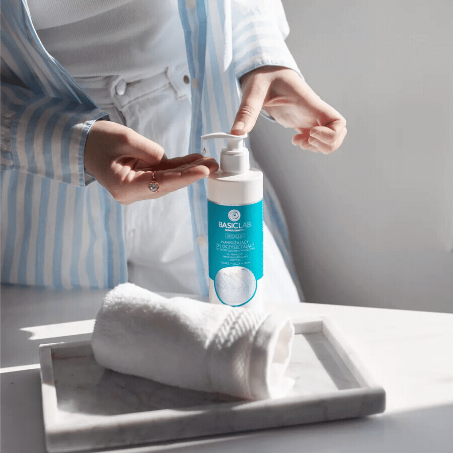 BasicLab Micellis, moisturizing cleansing gel for dry and sensitive skin, 300 ml