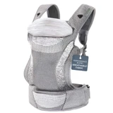 Gestrickte Babytrage mit 3 Positionen Inspire, 3,5-15 kg, Grau, Dreambaby