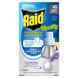Raid Family, Insektizid gegen Stechmücken, flüssig, Lavendel, Reserve, 27 ml