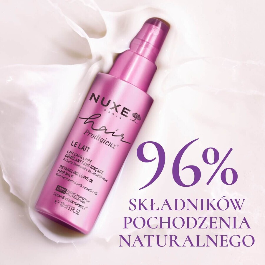 Nuxe Hair Prodigieux, easy detangling moisturizing leave-in hair milk, 100 ml