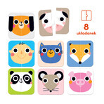 CzuCzu Apilar mitades, puzzle para niños, a partir de 15 meses, Caras, 16 piezas CzuCzu Apilar mitades, puzzle para niños, a partir de 15 meses, Caras, 16 piezas