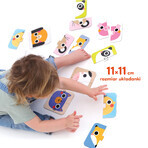CzuCzu Apilar mitades, puzzle para niños, a partir de 15 meses, Caras, 16 piezas CzuCzu Apilar mitades, puzzle para niños, a partir de 15 meses, Caras, 16 piezas