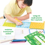 CzuCzu Dłuuugie rysowanki Piszę litery, 2 books for children, from 5 years old