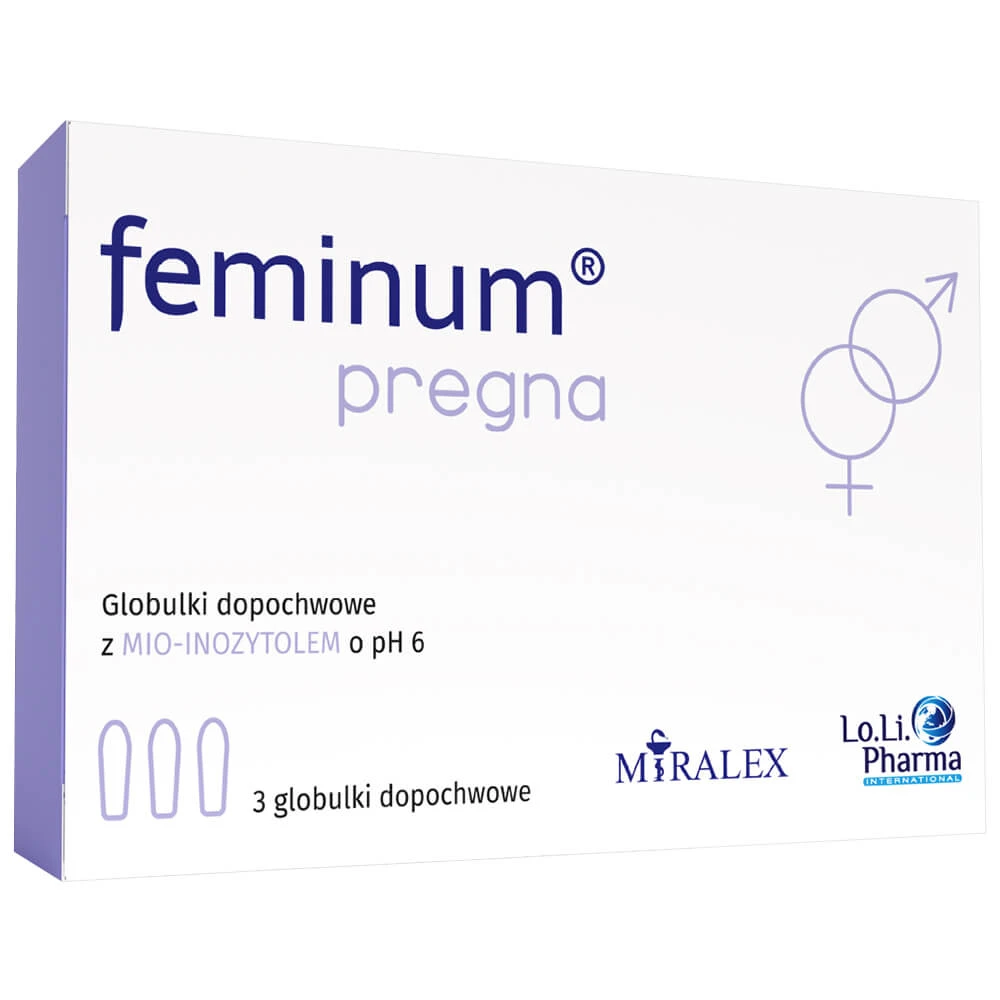 Feminum Pregna, vaginal globules, 3 pieces
