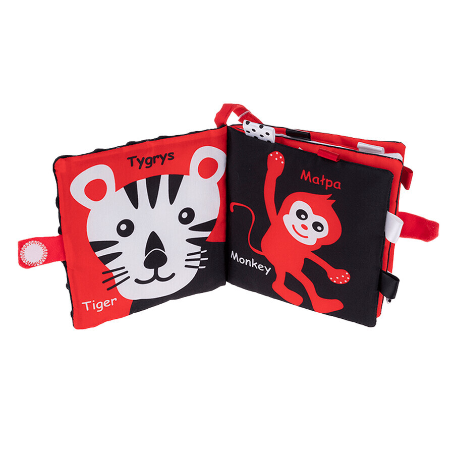 Dumel Jolly Baby, sensorisches Heft, Jungle Sensory, ab Geburt, 1 Stück