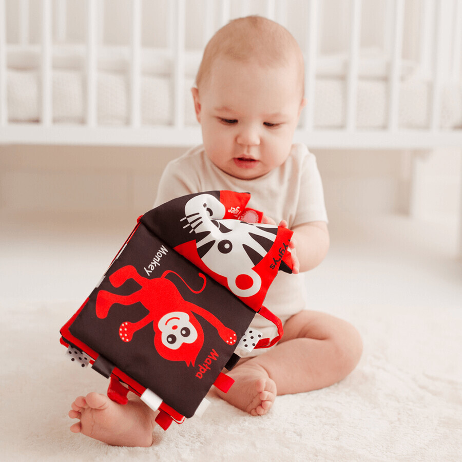 Dumel Jolly Baby, sensorisches Heft, Jungle Sensory, ab Geburt, 1 Stück