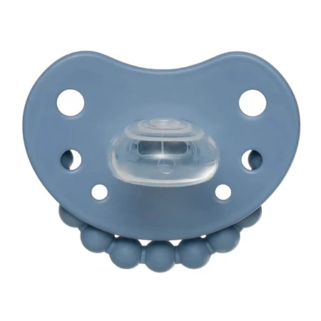 Luu Kids, pacifier, positioning, silicone, Cloudy Blue, from 6 months, 1 piece