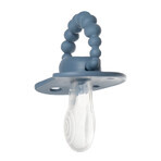 Luu Kids, pacifier, positioning, silicone, Cloudy Blue, from 6 months, 1 piece