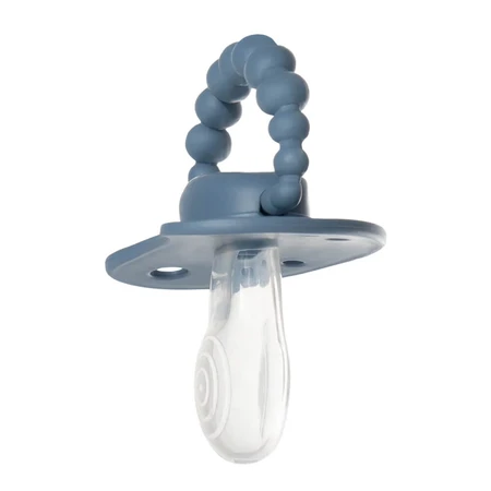 Luu Kids, pacifier, positioning, silicone, Cloudy Blue, from 6 months, 1 piece