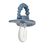 Luu Kids, pacifier, positioning, silicone, Cloudy Blue, from 6 months, 1 piece