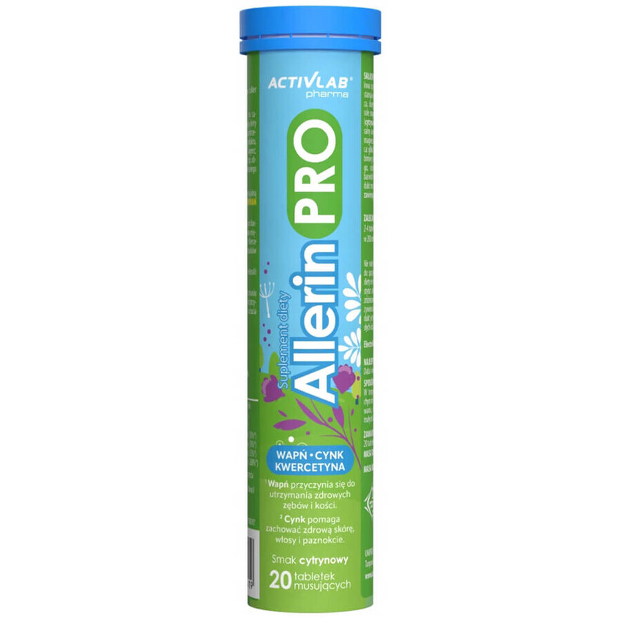 ActivLab Pharma Allerin PRO, lemon flavor, 20 effervescent tablets