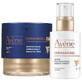 Set Avene Dermabsolu, siero ristrutturante per il contorno del viso, 30 ml + crema notte lifting intensivo, 40 ml