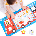 CzuCzu Camion dei pompieri, puzzle a buchi per bambini, da 2 anni, 23 elementi CzuCzu Camion dei pompieri, puzzle a buchi per bambini, da 2 anni, 23 elementi