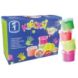 Fingermalfarbe, ab 2 Jahren, Neon, 4 Farben, Feuchtmann