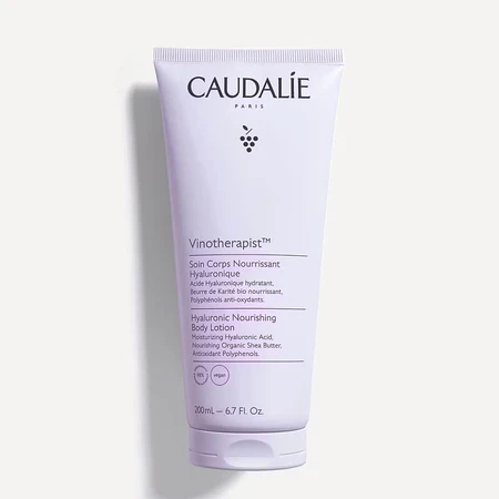 Caudalie Vinoterapeuta Loción corporal nutritiva e hidratante con ácido hialurónico, 200 ml