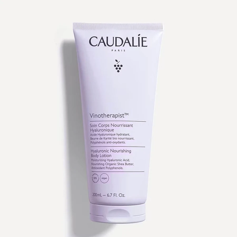 Caudalie Vinoterapeuta Loción corporal nutritiva e hidratante con ácido hialurónico, 200 ml