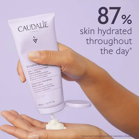 Caudalie Vinoterapeuta Loción corporal nutritiva e hidratante con ácido hialurónico, 200 ml
