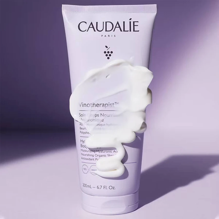 Caudalie Vinoterapeuta Loción corporal nutritiva e hidratante con ácido hialurónico, 200 ml