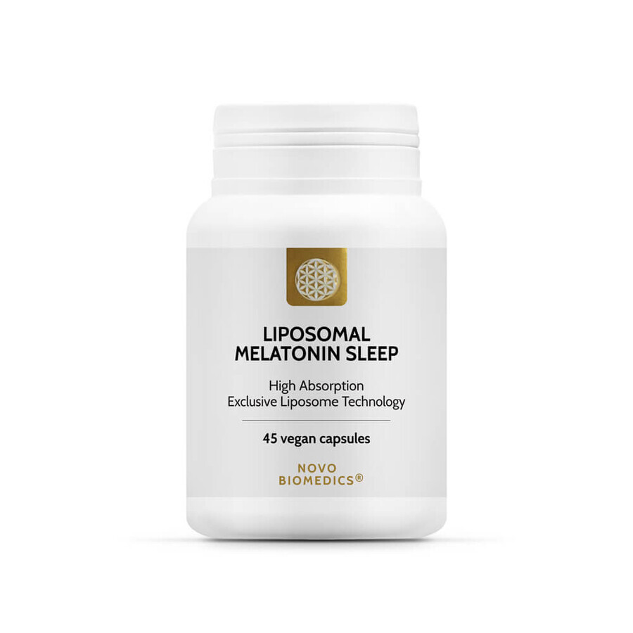 Liposomal Melatonin Sleep, 45 gélules, Novo Biomedics