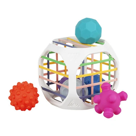 BabyOno, jouet sensoriel, boîte à cubes, à partir de 18 mois, 1 pièce