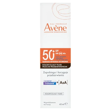 Avene Sun, extra hoge zonbescherming, getinte anti-pigmentatie vloeistof, SPF 50+, 40 ml