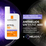 La Roche-Posay Anthelios UVMUNE400, anti-pigmentation fluid with Melasyl, SPF 50+, 50 ml + cosmetic bag free