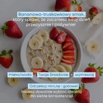 Supersonic Your Breakfast, copos de avena proteicos con colágeno sabor plátano y fresa, 420 g