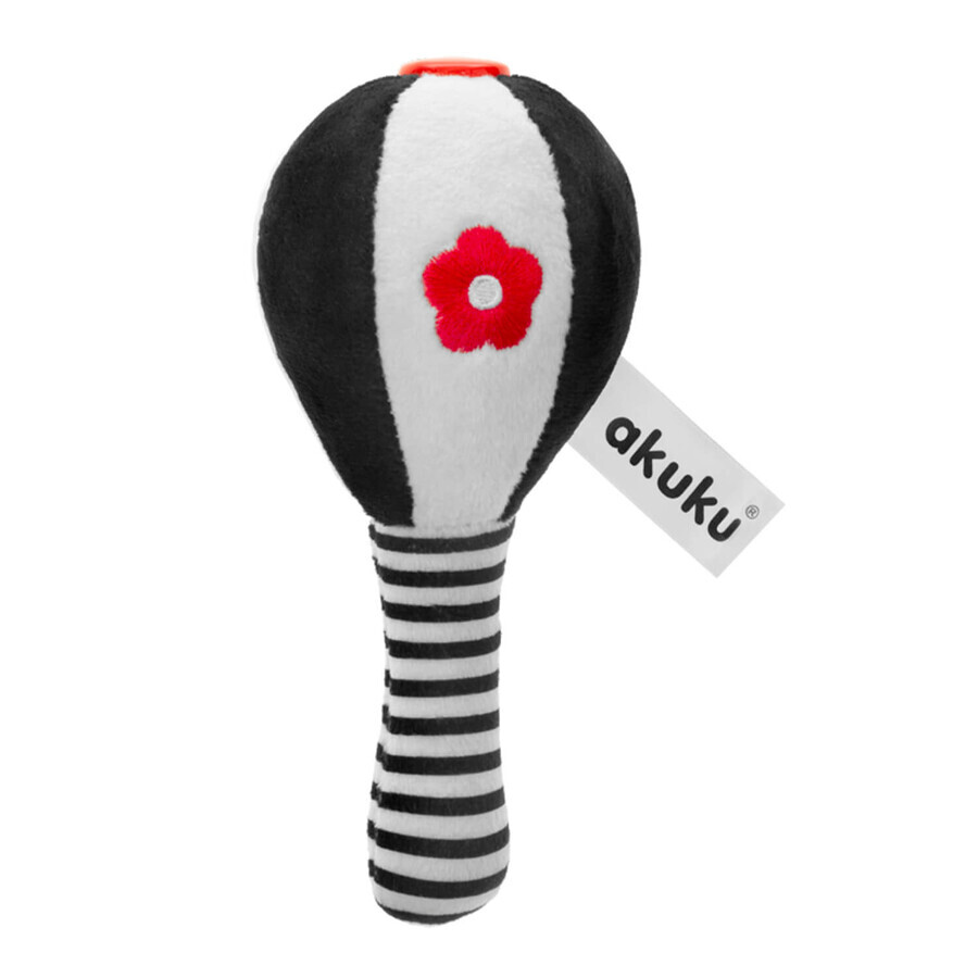 Ackuku, zornăitor de pluș, maracas, 1 buc
