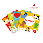 CzuCzu Kleine boekenkast, 4 boeken voor kinderen, vanaf 12 maanden CzuCzu Kleine boekenkast, 4 boeken voor kinderen, vanaf 12 maanden
