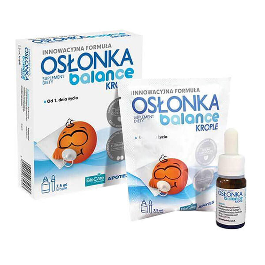 Set of Balance Casing, drops for children from birth, 2 x 7.5 ml