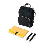 Canpol Babies, Rucksack für Mütter mit Kinderwagenbefestigung, schwarz Canpol Babies, Rucksack für Mütter mit Kinderwagenbefestigung, schwarz