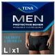 Tena Men Protective Boxer, reusable boxers for light incontinence, black, size L, 1 piece