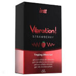 Intt Vibration, gel estimulante con efecto vibratorio, fresa, 15 ml Intt Vibration, gel estimulante con efecto vibratorio, fresa, 15 ml
