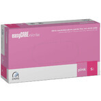 EasyCare Nitrile, gants en nitrile, non stériles, non poudrés, rose, taille S, 100 pièces EasyCare Nitrile, gants en nitrile, non stériles, non poudrés, rose, taille S, 100 pièces