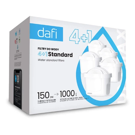 Dafi Unimax, filtro para jarra, 5 piezas