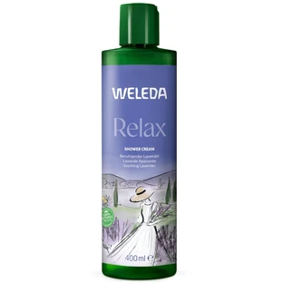 Weleda Relax, creamy shower lotion with lavender, 400 ml