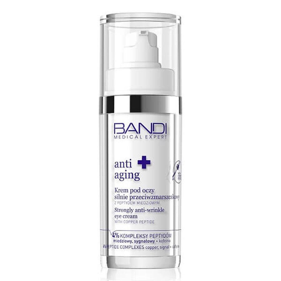 Medical Expert Anti-Aging, strong anti-wrinkle eye cream with copper peptide, 30 ml