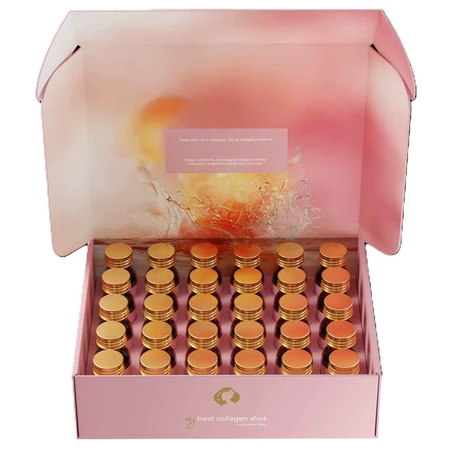 MyBestCollagen Shot, aromă de piersică, 30 ml x 30 fotografii