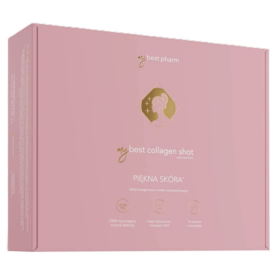MyBestCollagen Shot, aromă de piersică, 30 ml x 30 fotografii