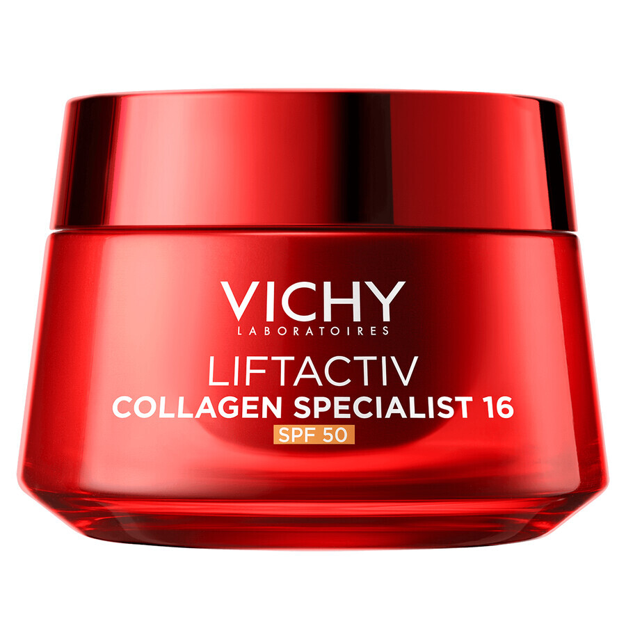 Vichy Liftactiv Collagen Specialist 16, crème de jour, SPF 50, réserve, 50 ml