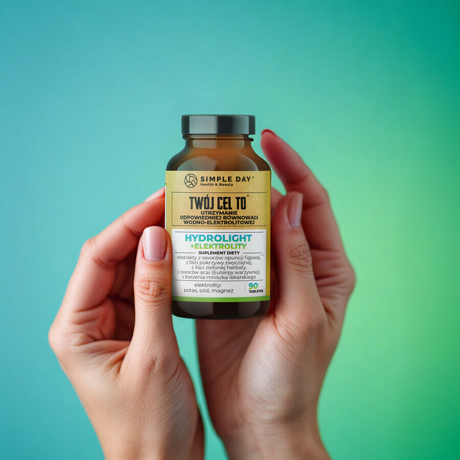 Simple Day Hydrolight + Electrolytes, 90 tablets