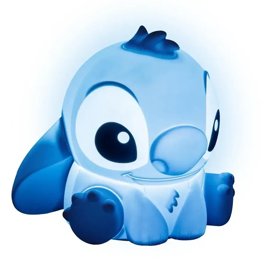 Lampa de veghe din silicon pentru copii Stitch, Albastru, Paladone