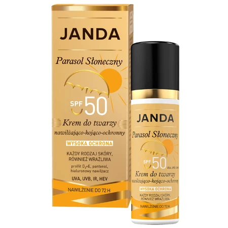 Janda Sun Parasol, crème pour le visage, SPF 50, 50 ml