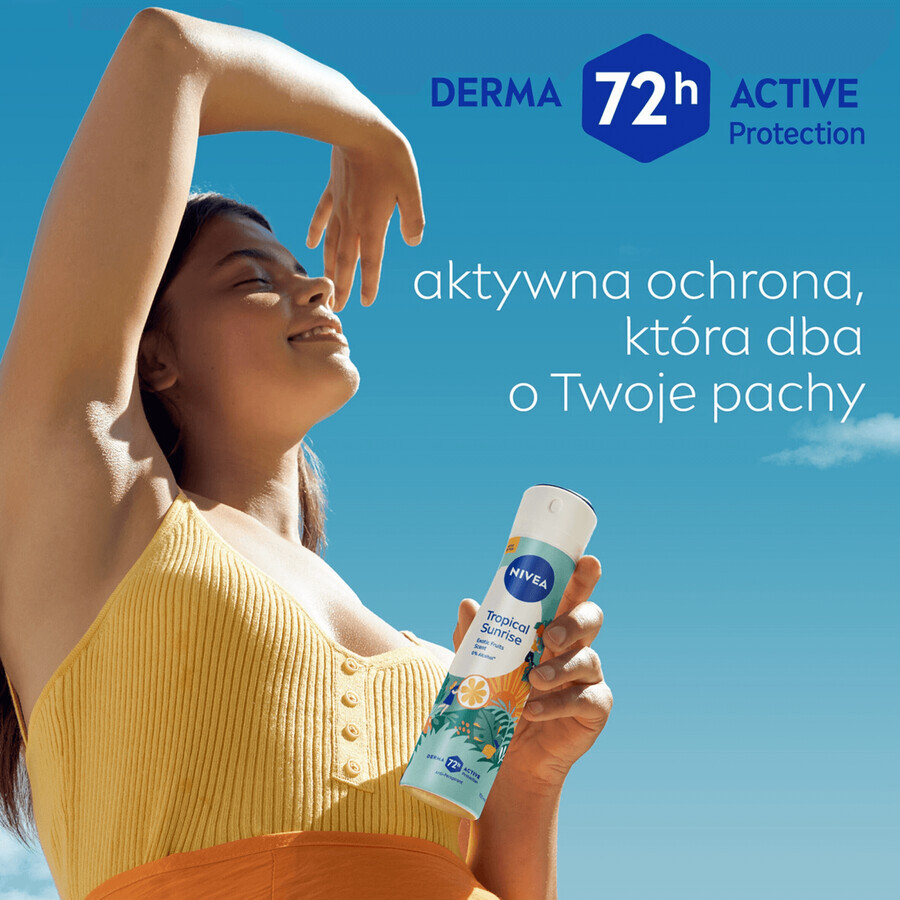 Nivea, antiperspirant spray, Tropical Sunrise, 150 ml